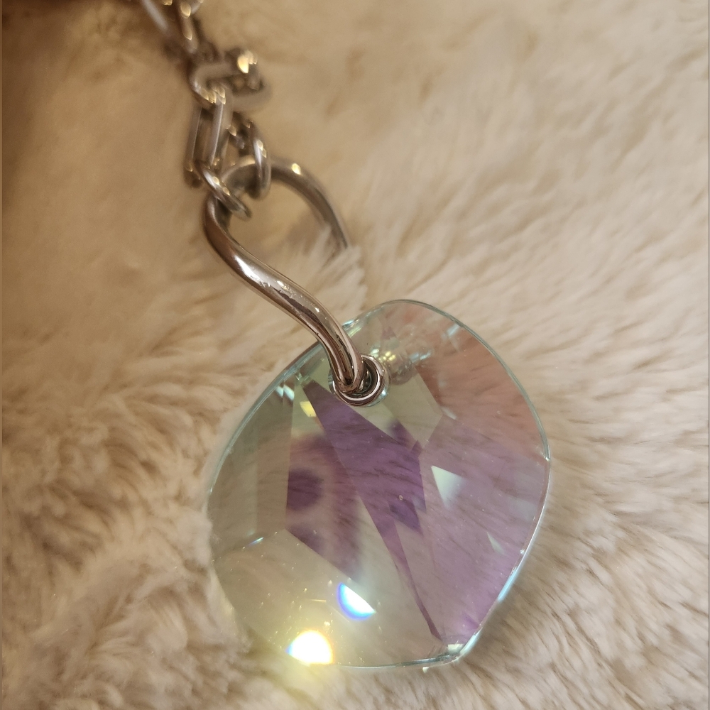 Swarovski Necklace with Iridescent AB Pendant